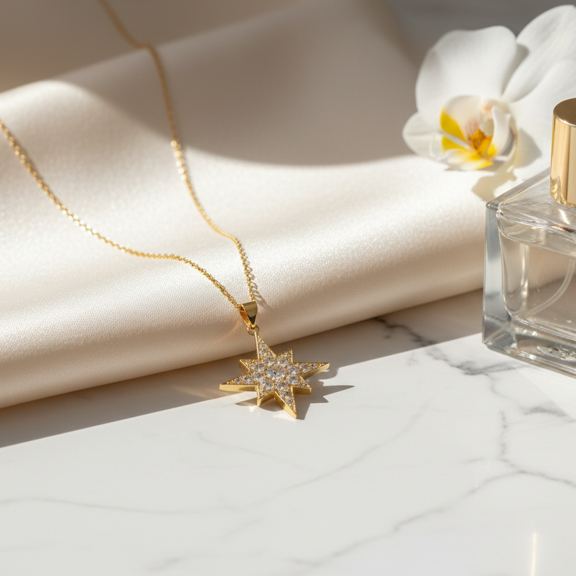 Collier the Star en Or 18K