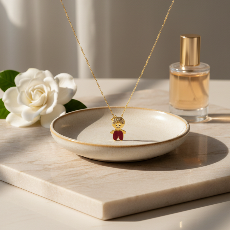 Collier Mother en Or 18K