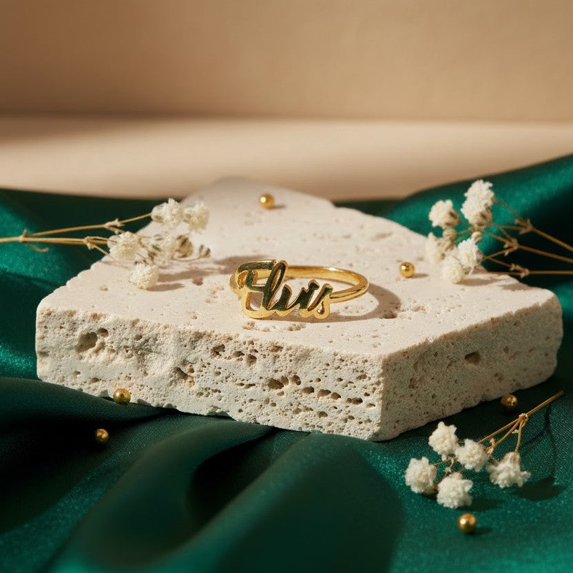 Bague Prénom (français) en Or 18K