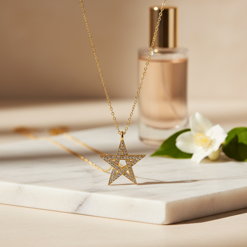 Collier Victoire du Maroc en Or 18K