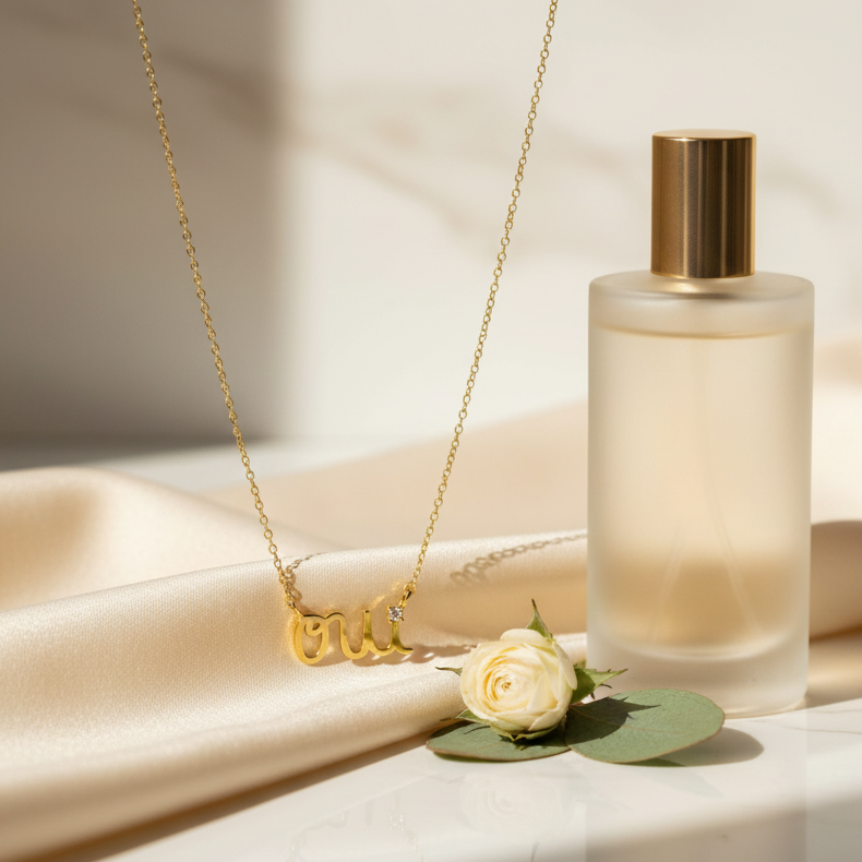 Collier Oui en Or 18K