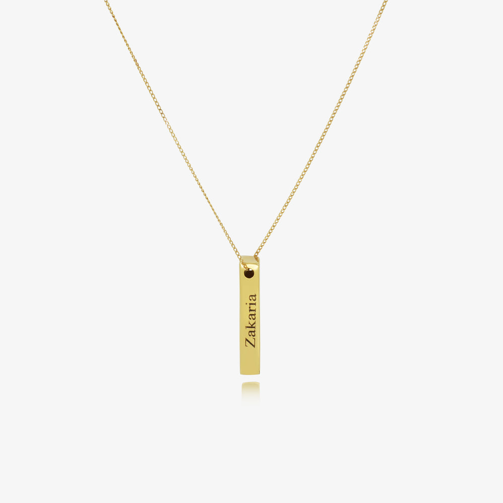 Collier Batonnet en Or 18K