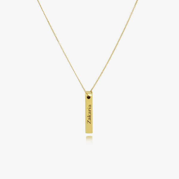 Collier Batonnet en Or 18K