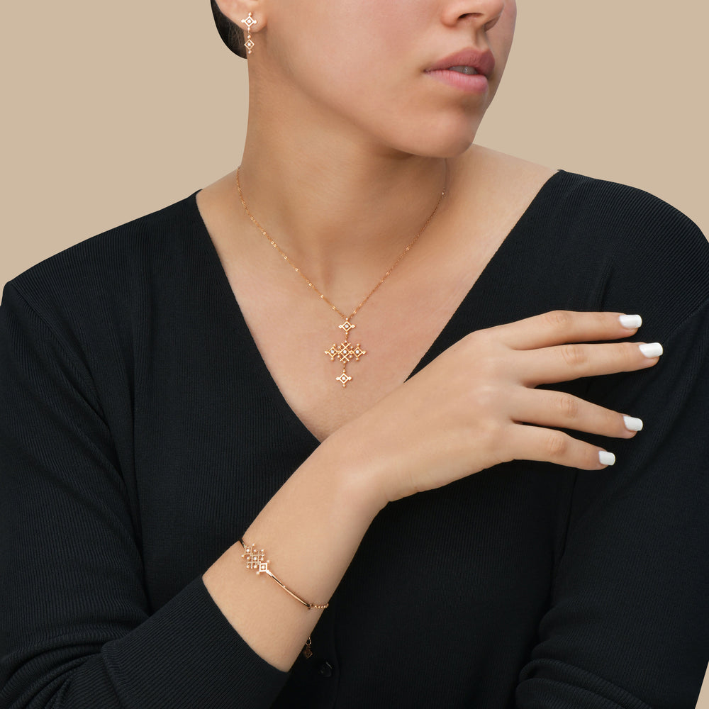 Ensemble Lbaz en Or 18K