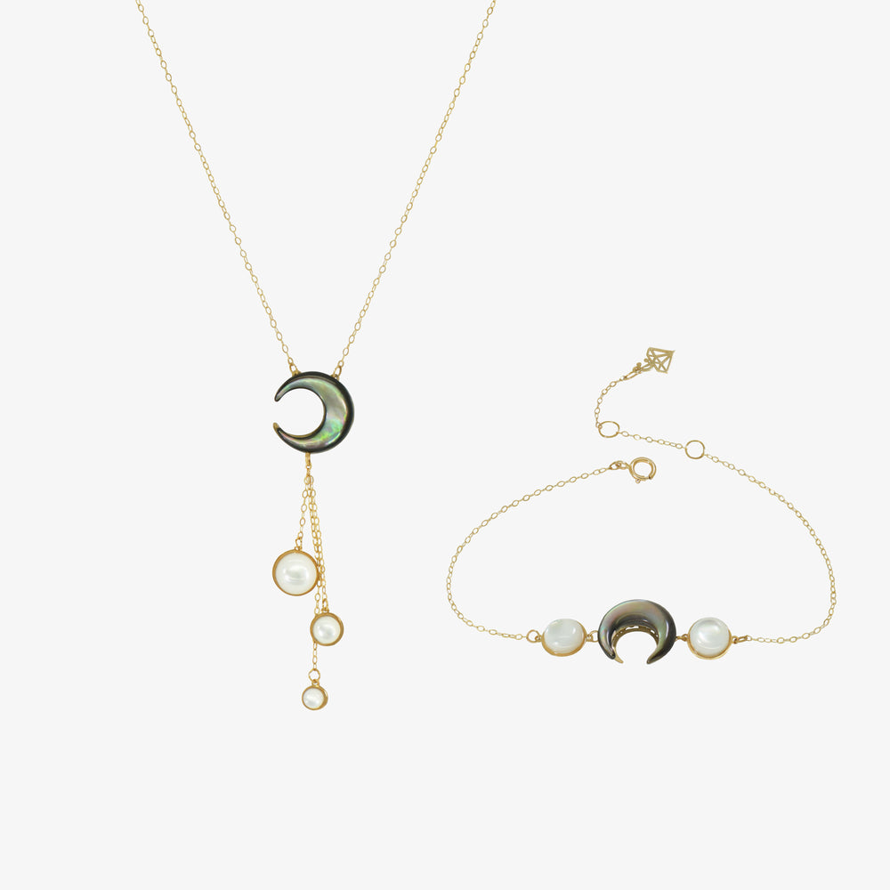 Ensemble Nuit étoilée en Or 18K