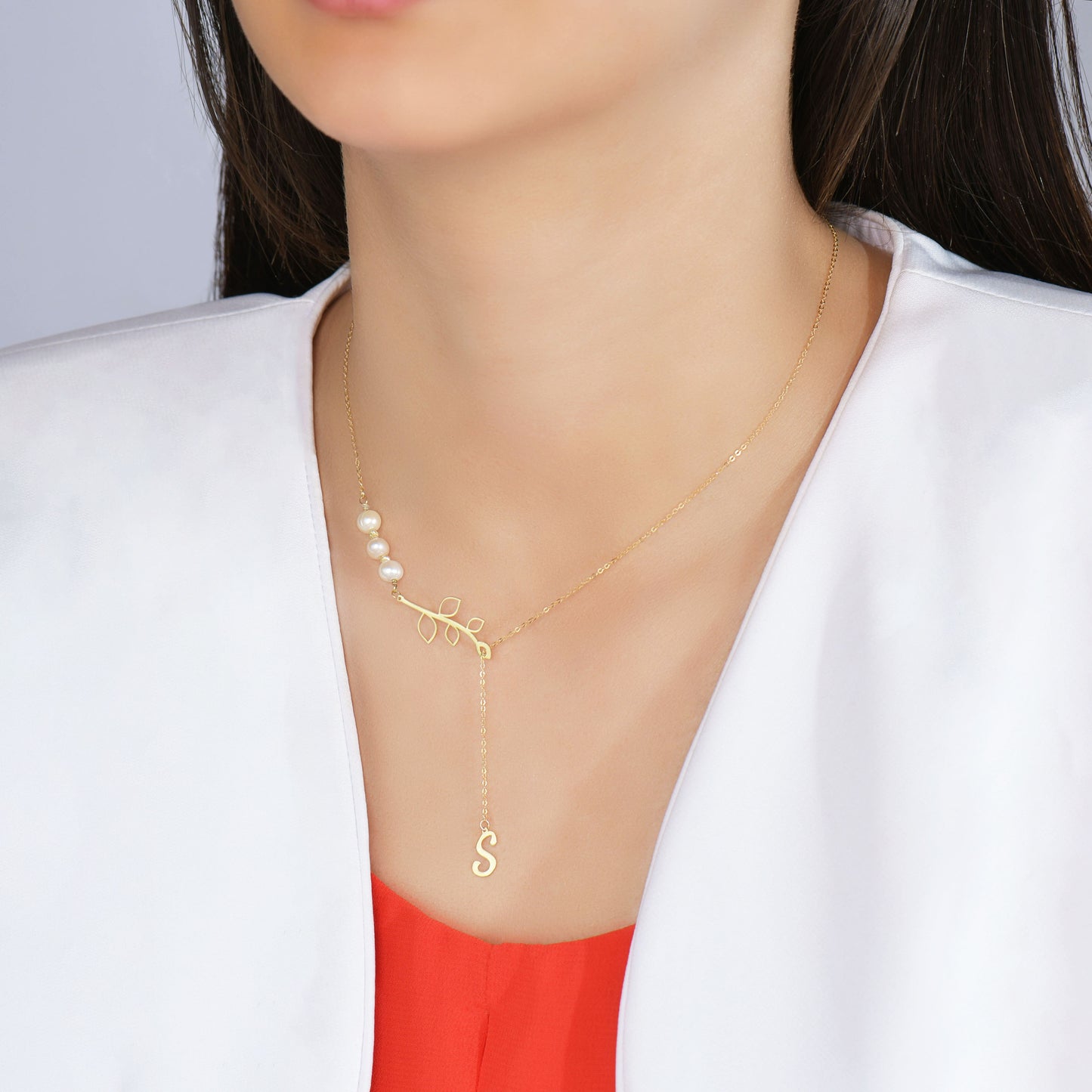 Collier Branche de Vie en Or 18K