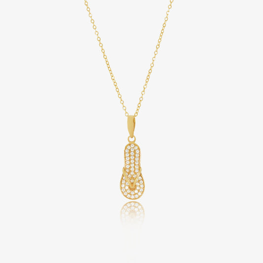 Collier Sandale en Or 18K