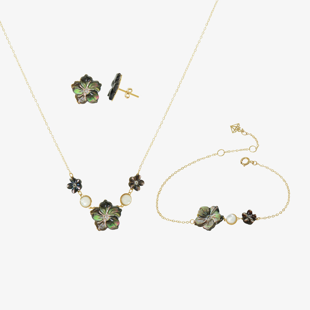 Ensemble Clarté Nacrée en Or 18K
