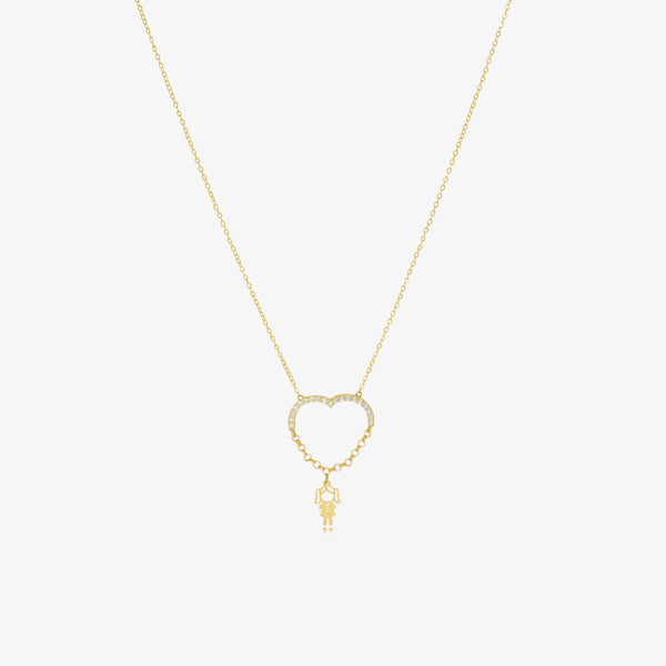 Collier Câlins Célestes en Or 18K