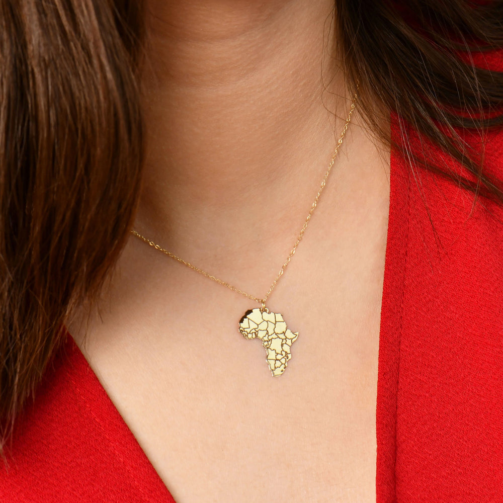 Collier Afrique en Or 18K