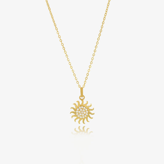 Collier Soleil en Or 18K