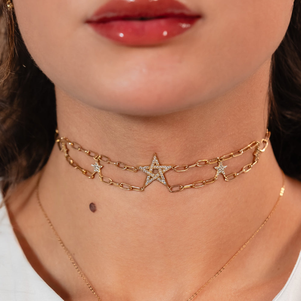 Choker Victoire en Or 18K