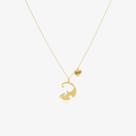 Collier felino en Or 18K