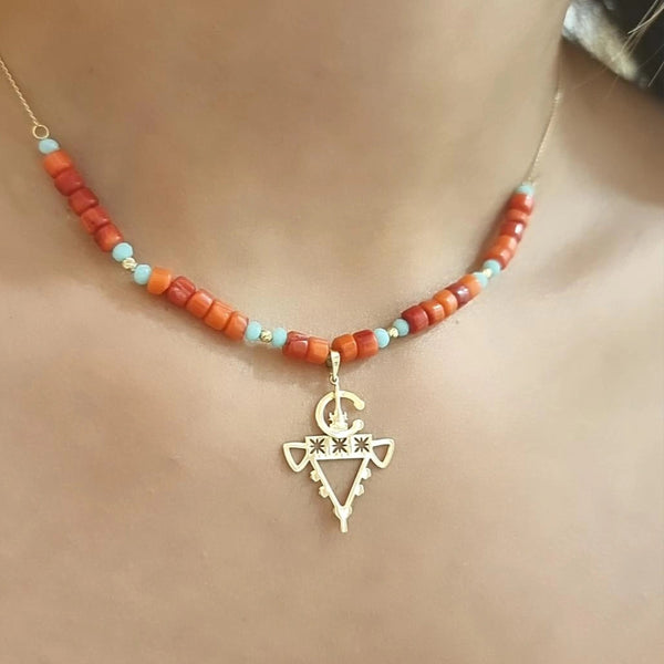 Collier Haha en Or 18K - Secondary View