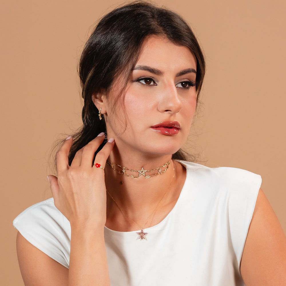 Choker Victoire en Or 18K