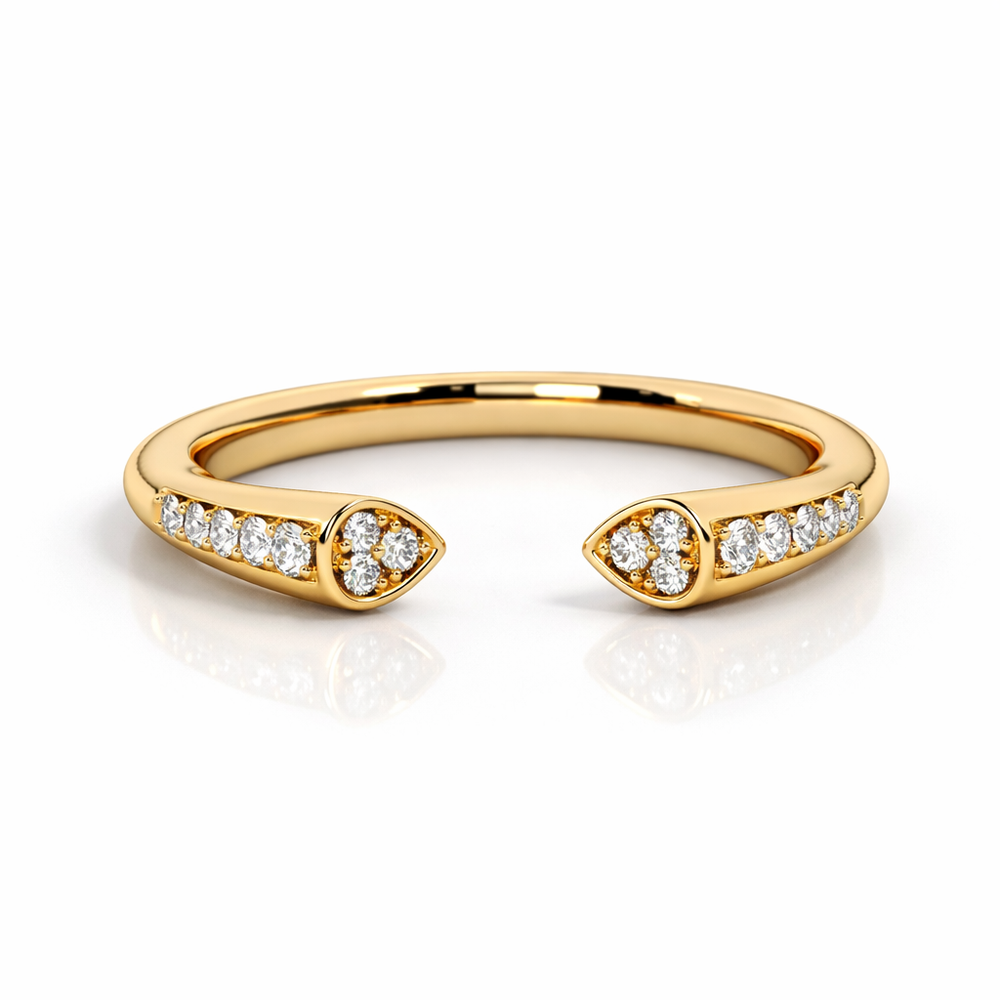 Bague Open Shine en or 18K