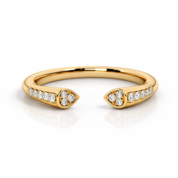 Bague Open Shine en or 18K