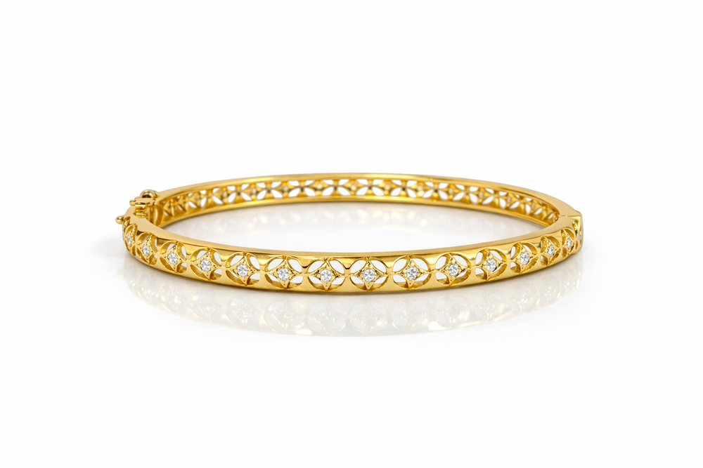 Bracelet Arabesque Lumière en Or 18K