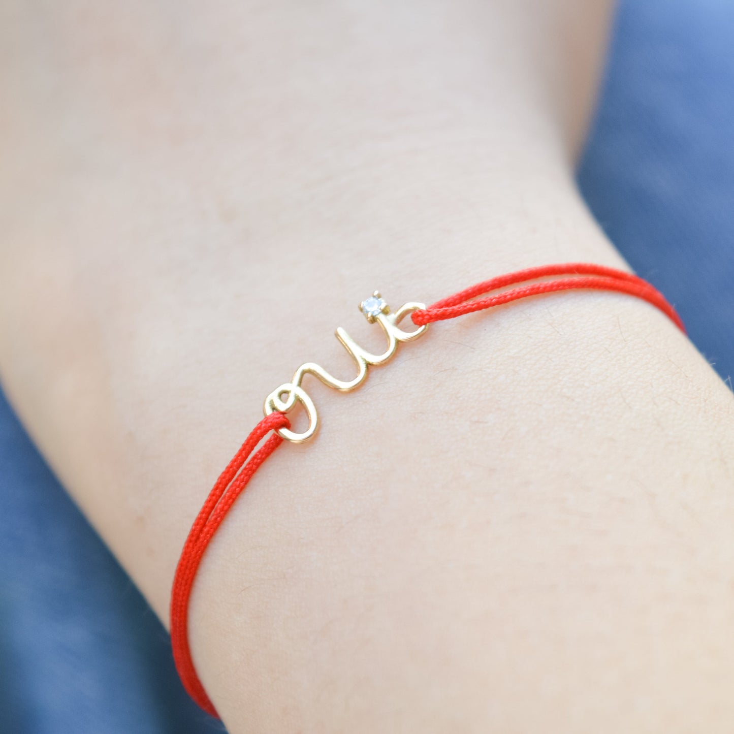 Bracelet Cordon Oui en Or 18K
