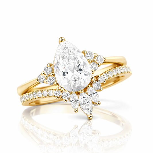 Bague de fiançailles Fleur de Lumière