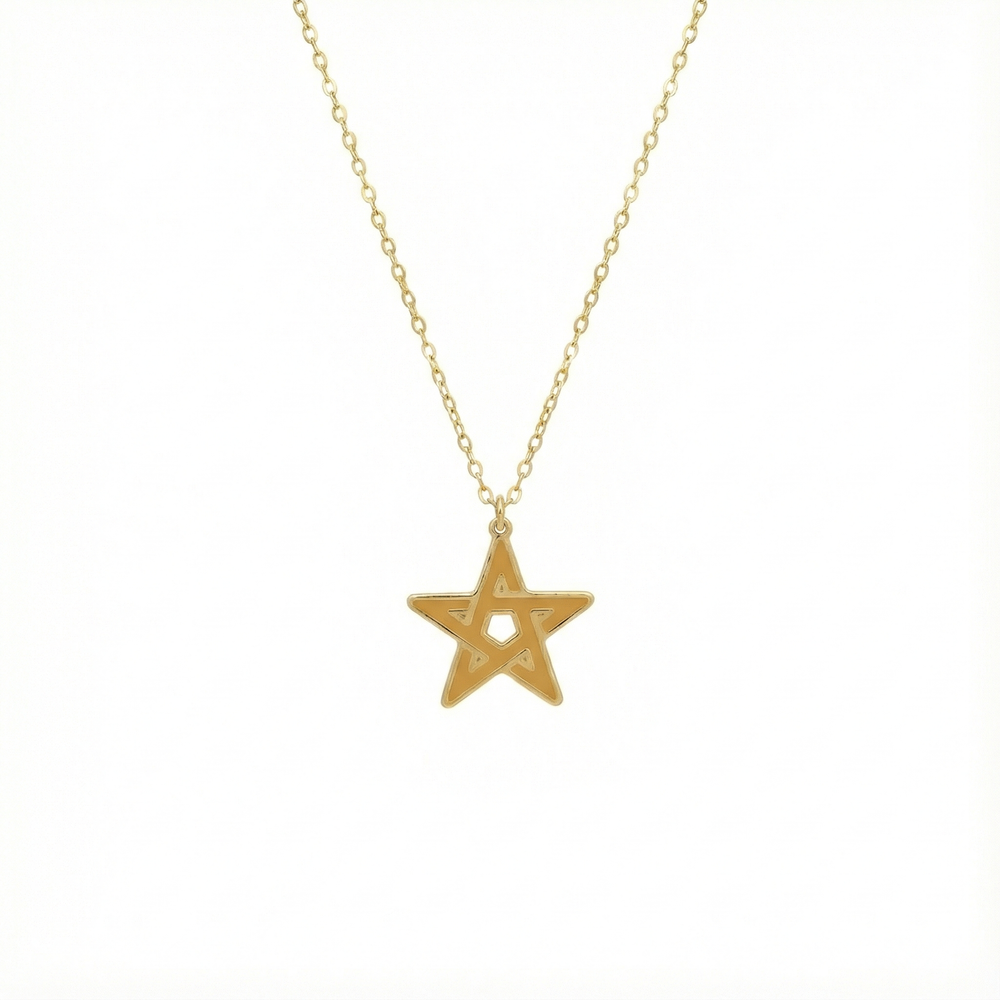 Étoile du Royaume En Or 18K