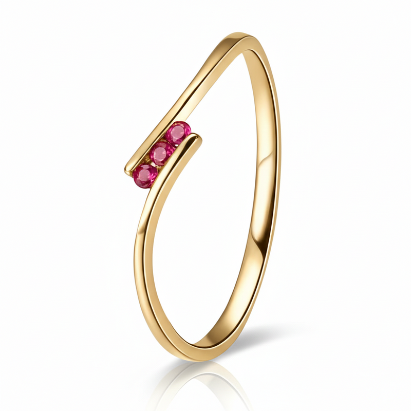 Bague Promesse e Or 18K