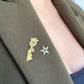 Broche morocco en Or 18K