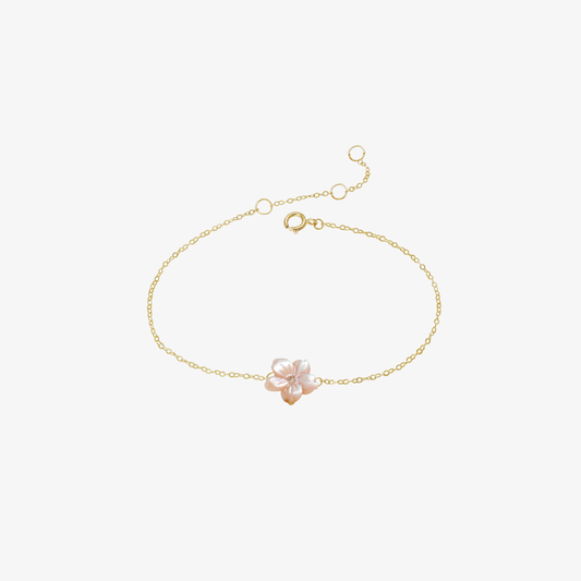 Bracelet Fleur de Pureté En Or 18K