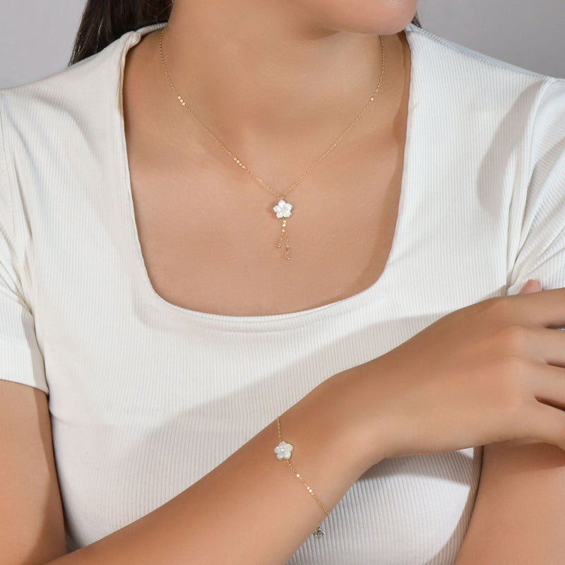 Duo Fleur de Pureté En Or 18K