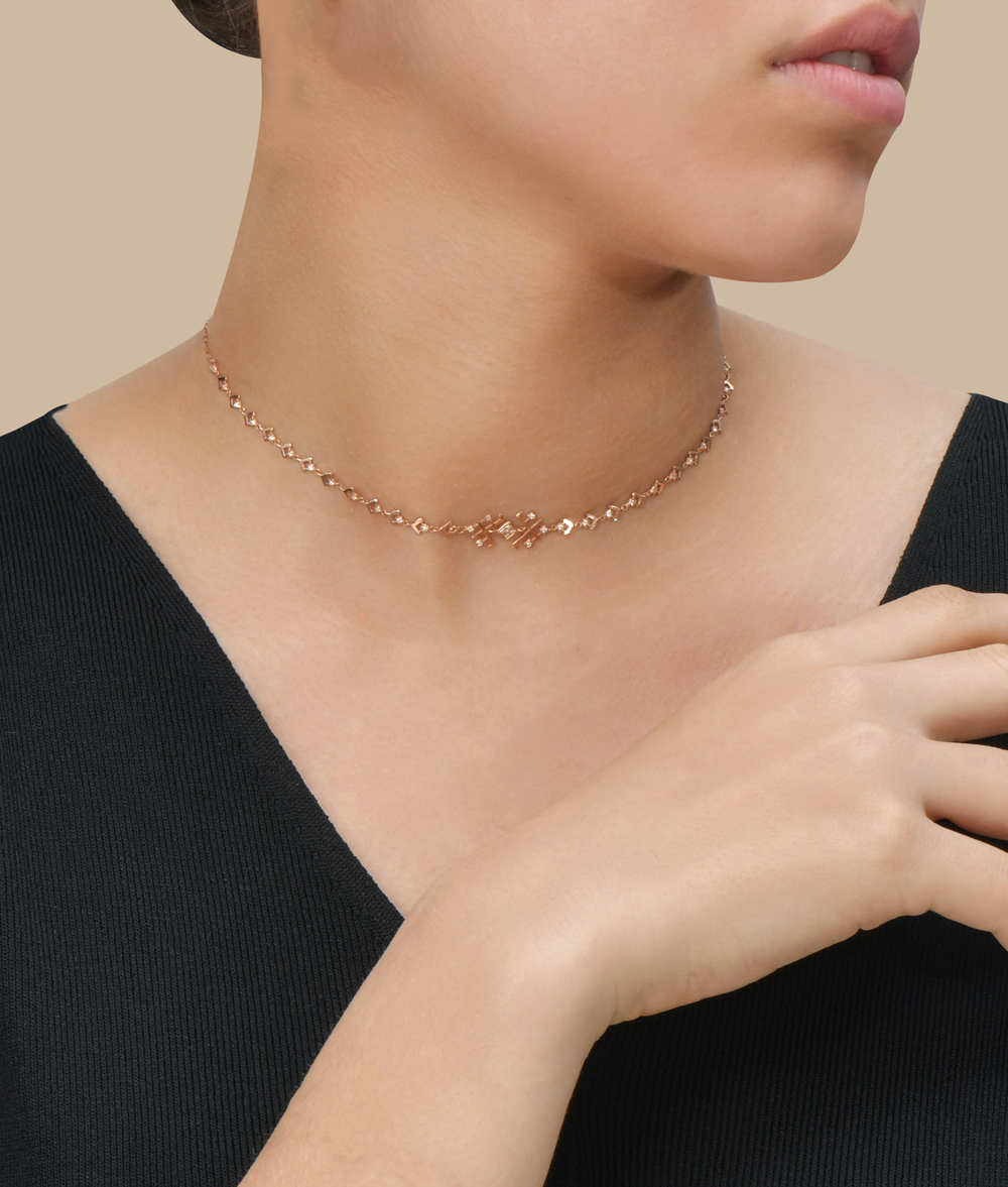 Collier Izza en Or 18K