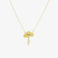 Collier Nuage  Avec prénom Personnalisé en Or 18K