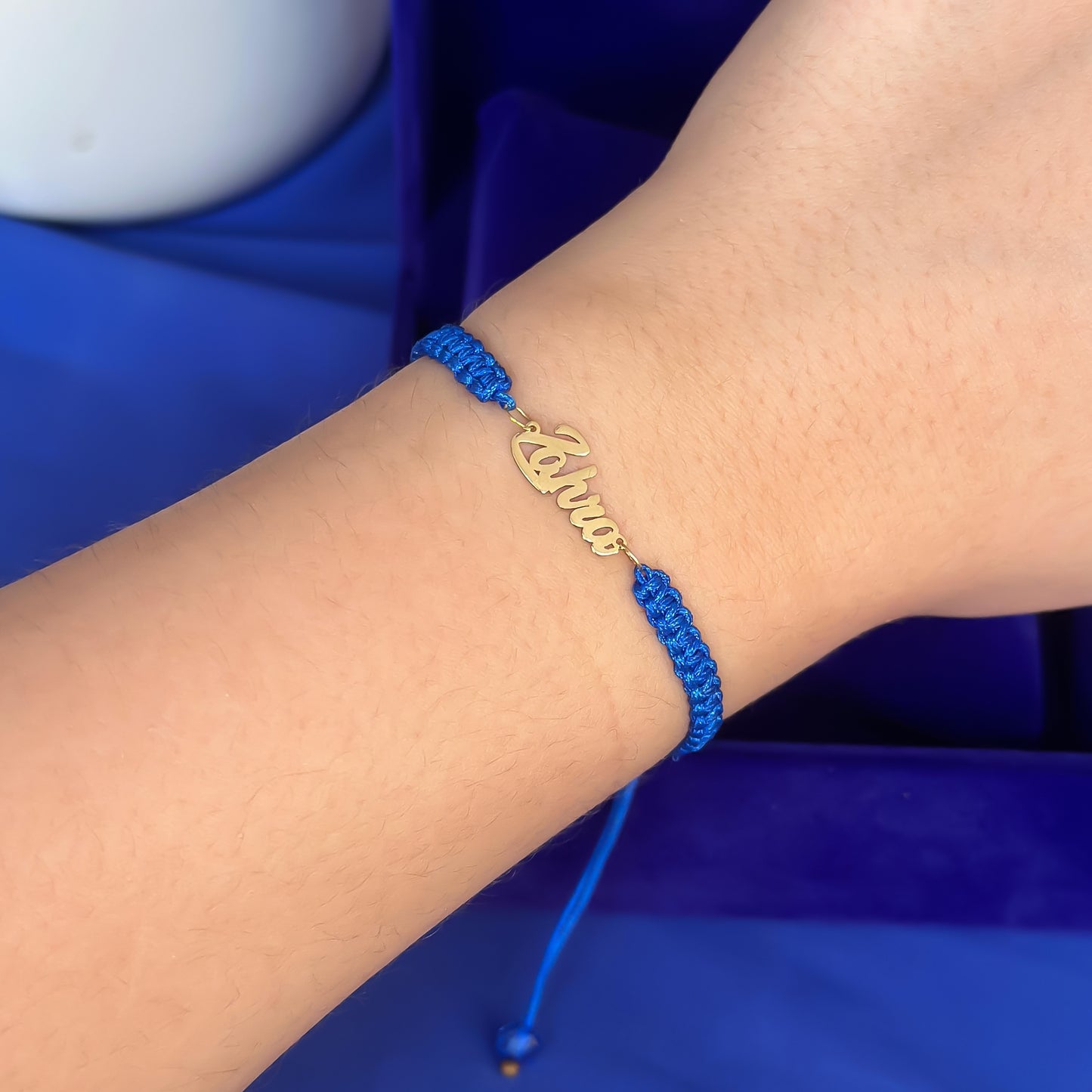 Bracelet Prénom cordon en or 18 Carats