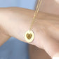 Collier d'empreinte digitale en Or 18K