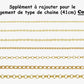 Ensemble Collier+ Bracelet Oui en Or 18K