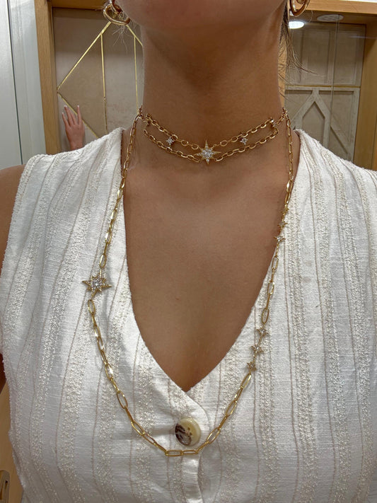 Choker Étoilé — Collection Sous les Étoiles
