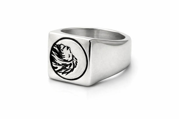 Bague Lion d'Atlas en Argent