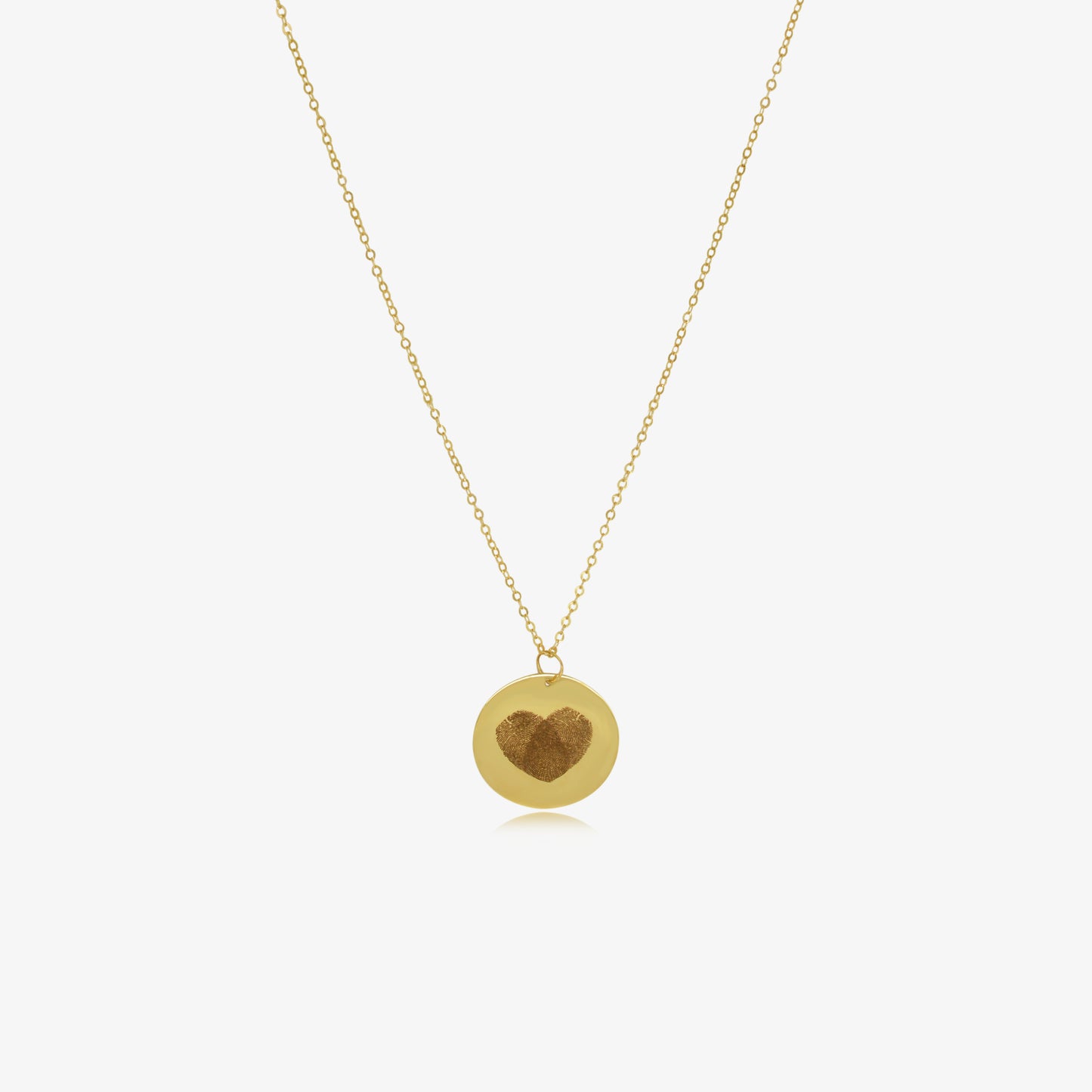 Collier d'empreinte digitale en Or 18K