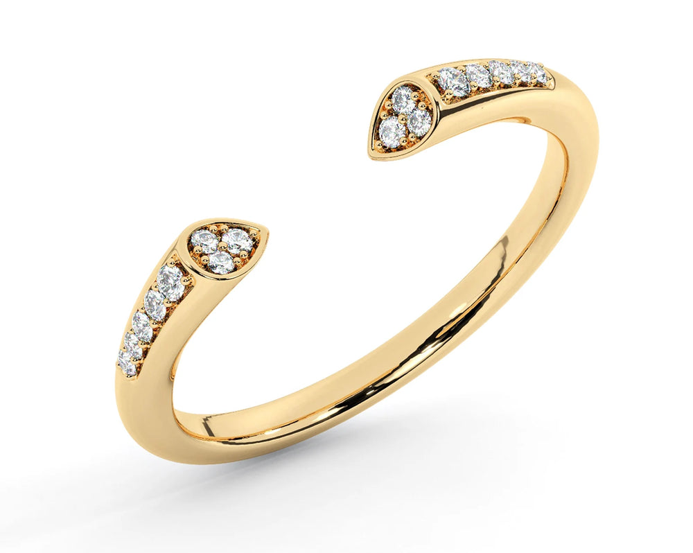 Bague Open Shine en or 18K