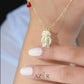 Collier Couple personnalisé en Or 18K