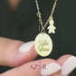Collier Disque d'amour en Or 18K
