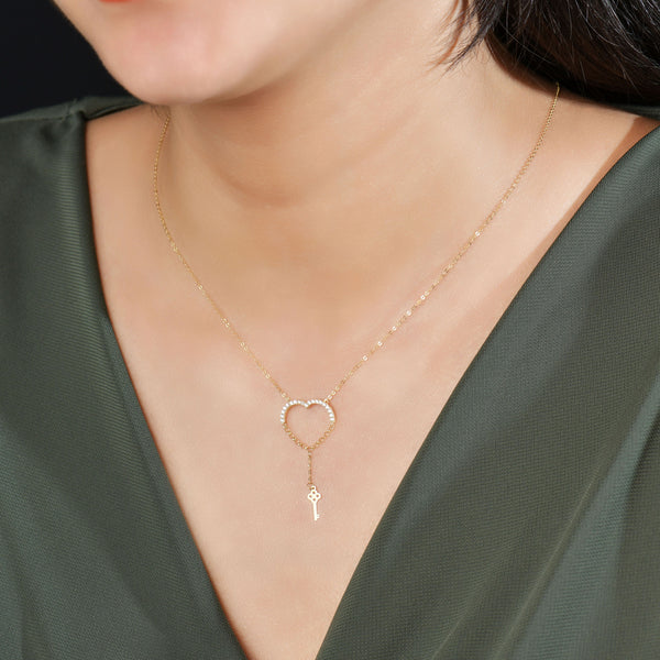 Collier Clef de l'Éternité en Or 18K - Secondary View