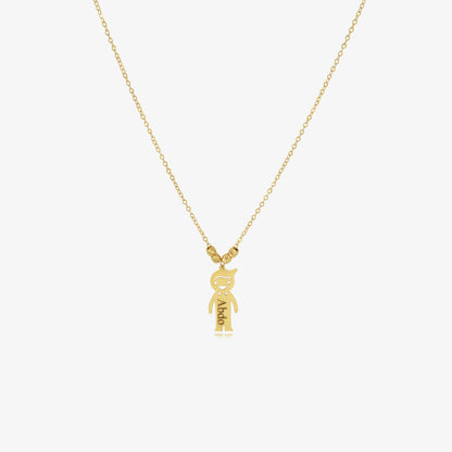 Collier Néo Happy Family en Or 18K