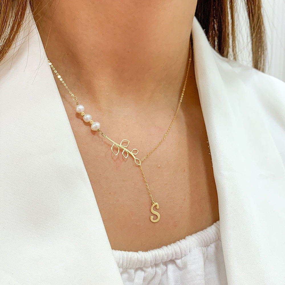 Collier Branche de Vie en Or 18K