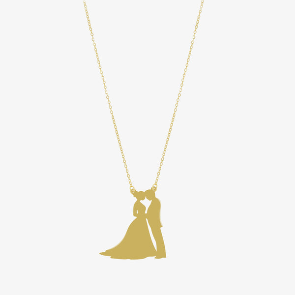 Collier Alliance Dorée Éternelle en Or 18k