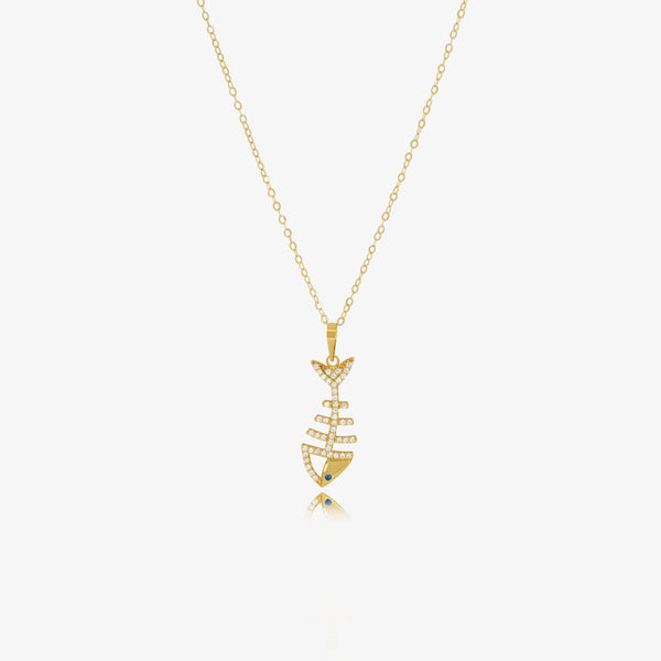 Collier Poisson en Or 18K