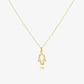 Collier Open Khmissa en Or 18K