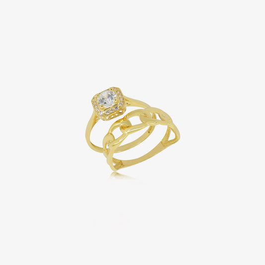 Bague Mariage en Or 18K