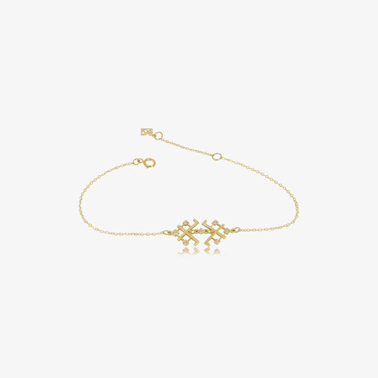 Bracelet Harmonie Tribale en Or 18k