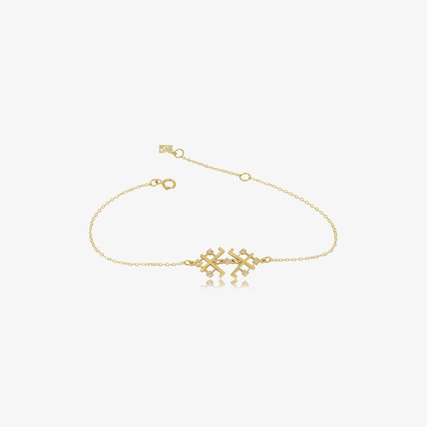 Bracelet Harmonie Tribale en Or 18k
