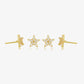 Boucle Stud star en Or 18K